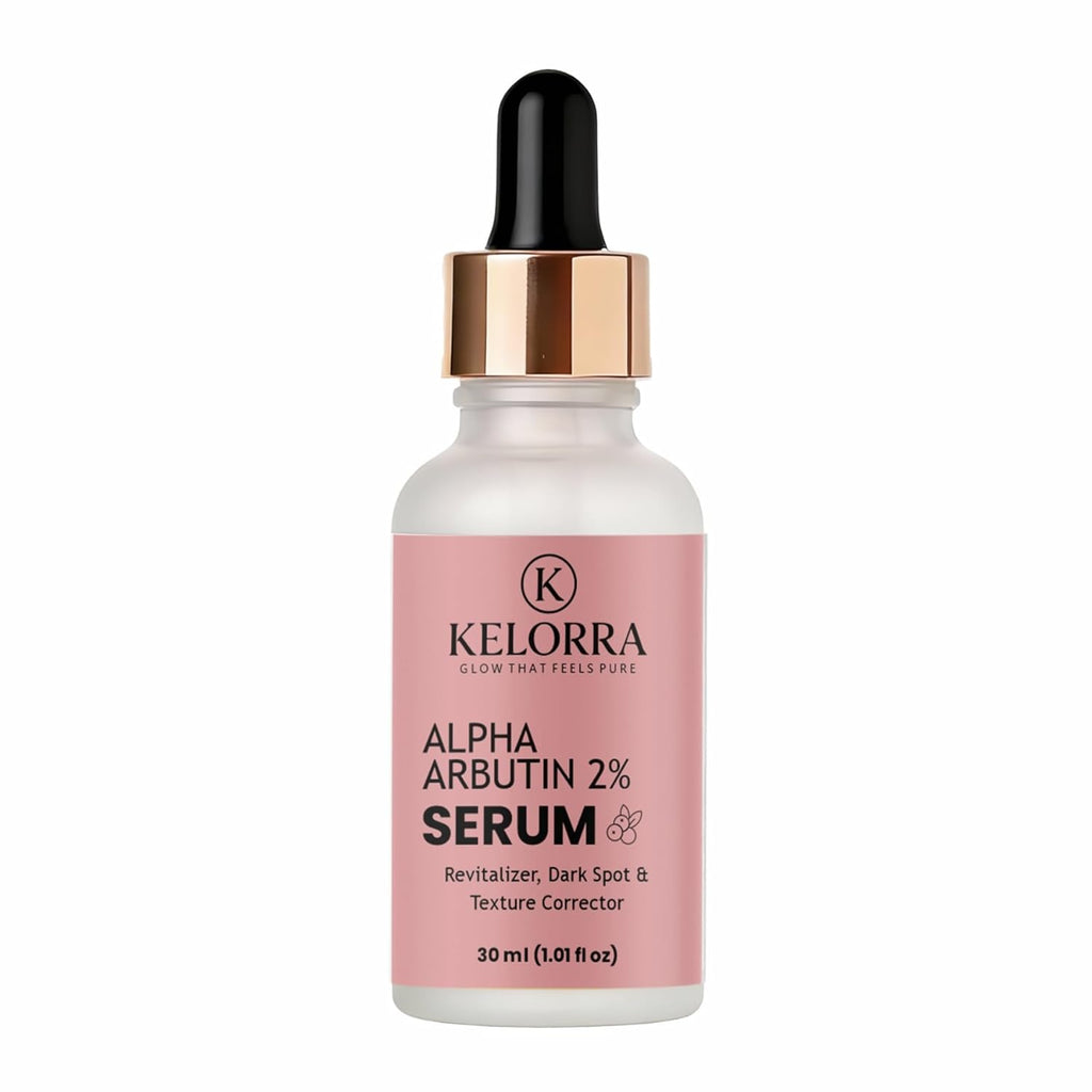 KELORRA Alpha Arbutin 2% Serum, Revitalizer, Dark Spot & Texture Corrector, 30ml