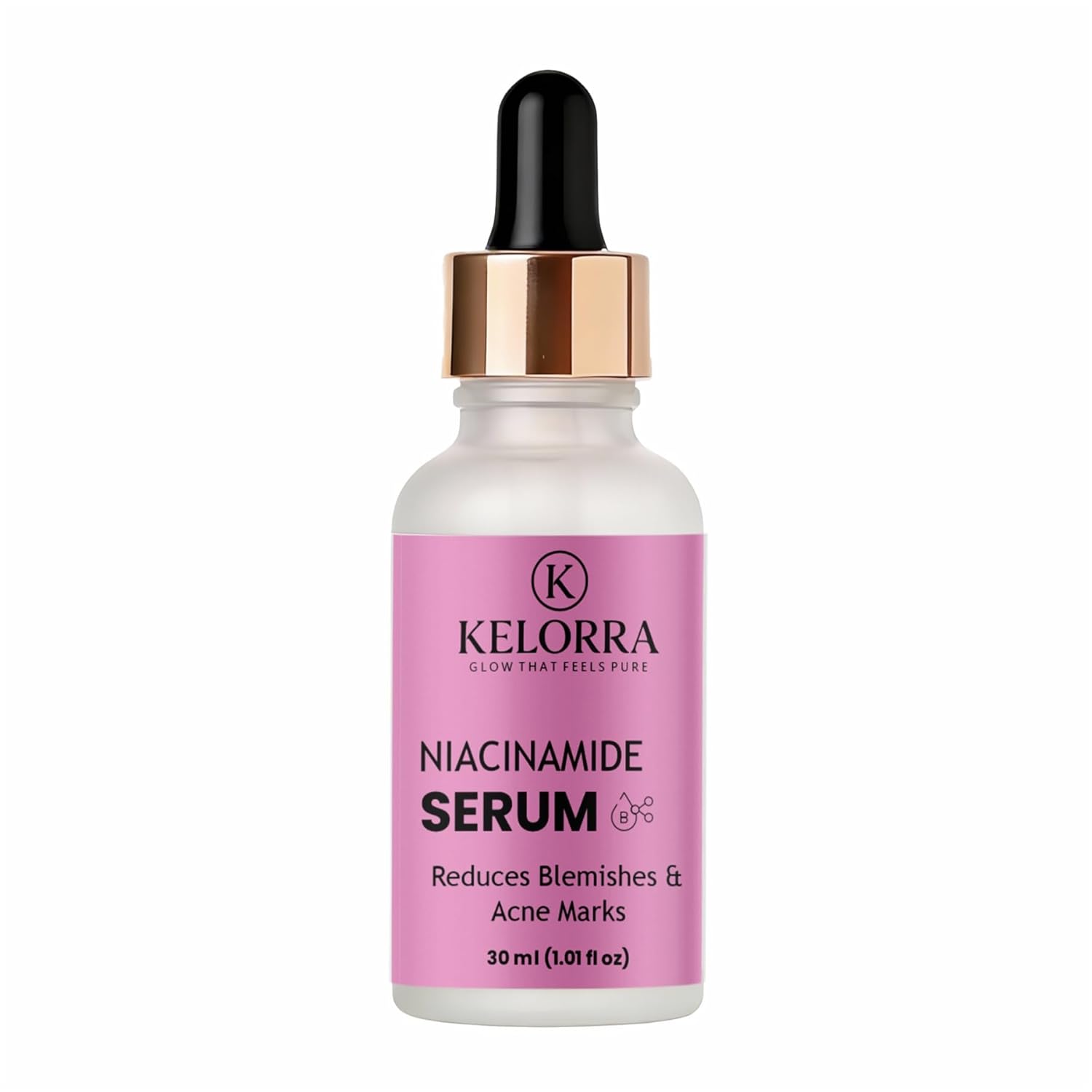 KELORRA Niacinamide Serum, Reduces Blemishes & Acne Marks, 30ml (1.01 fl oz)
