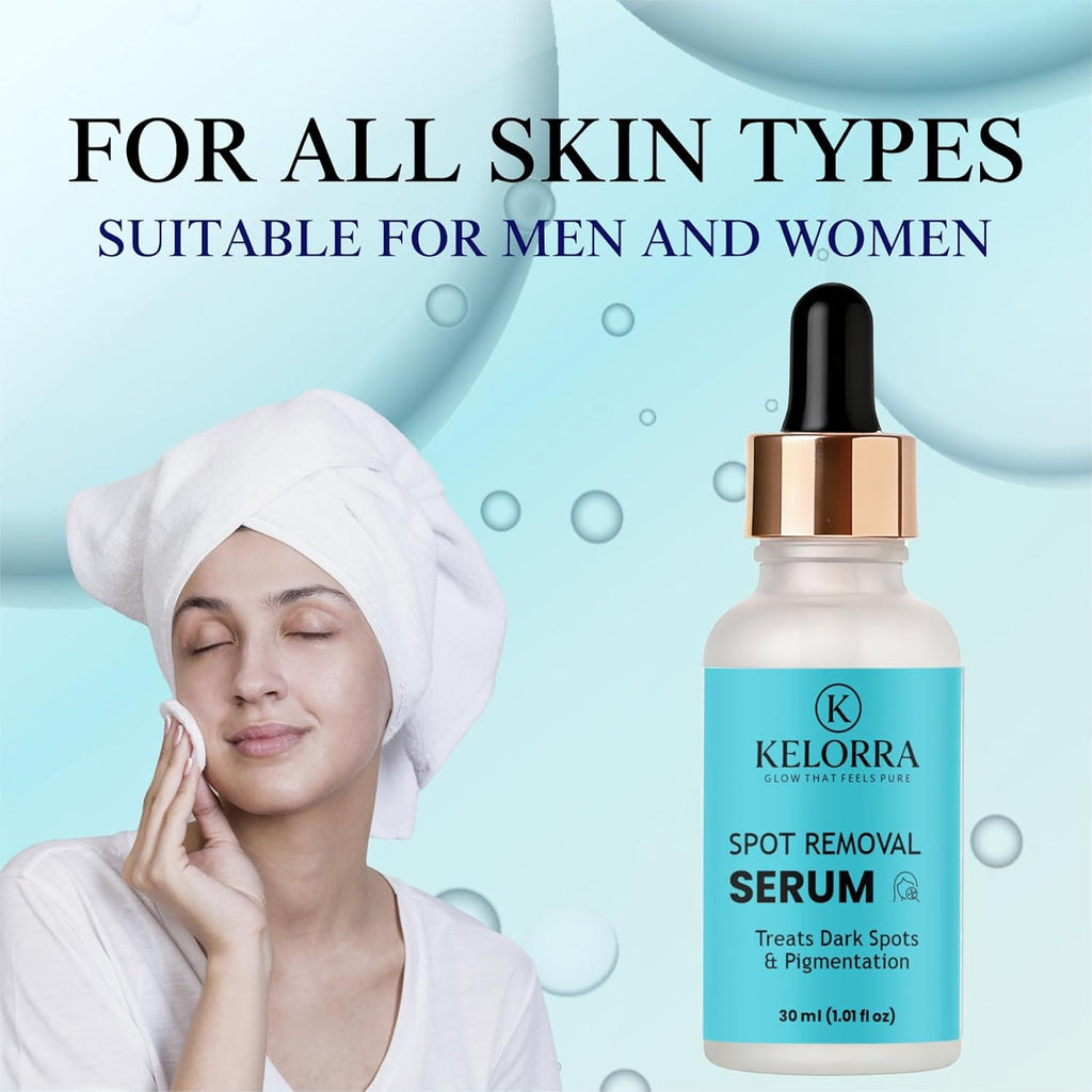 KELORRA Spot Removal Serum, Treats Dark Spots & Pigmentation, 30ml